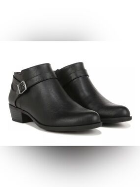 LifeStride Black Slip On Ankle Boots